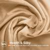 imageSasttie Fluffy Duvet Cover Queen Size Shaggy Queen Duvet Cover Fuzzy Faux Fur and Velvet Duvet Cover Set with Zipper Closure and Corner Ties  1 Duvet Cover and 2 Pillowcases Camel