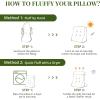 imageSasttie Wedge Pillow Set 2PCS Reading Pillow for Sitting Bed Wedge Pillow Headborad for Sleeping After Surgery Acid Reflux Leg and Back Support with Neck Cushion 23quotx115quotx23quot Dark GreyLavender