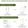 imageSasttie Wedge Pillow Set 2PCS Reading Pillow for Sitting Bed Wedge Pillow Headborad for Sleeping After Surgery Acid Reflux Leg and Back Support with Neck Cushion 23quotx115quotx23quot Dark GreySage