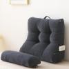 imageSasttie Wedge Pillow Set 2PCS Reading Pillow for Sitting Bed Wedge Pillow Headborad for Sleeping After Surgery Acid Reflux Leg and Back Support with Neck Cushion 23quotx115quotx23quot Dark GreyDark Grey