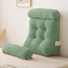 imageSasttie Wedge Pillow Set 2PCS Reading Pillow for Sitting Bed Wedge Pillow Headborad for Sleeping After Surgery Acid Reflux Leg and Back Support with Neck Cushion 23quotx115quotx23quot Dark GreySage