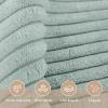 imageSasttie Headboard Pillow Queen Triangular Wedge Pillow Headboard Wedge Headboard Pillow for Bed Sofa Daybed Pillows for Sitting up Reading or Working with Removable Cover Dark GreyMint Green