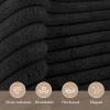 imageSasttie Headboard Pillow Queen Triangular Wedge Pillow Headboard Wedge Headboard Pillow for Bed Sofa Daybed Pillows for Sitting up Reading or Working with Removable Cover Dark GreyBlack