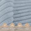 imageSasttie Headboard Pillow Queen Triangular Wedge Pillow Headboard Wedge Headboard Pillow for Bed Sofa Daybed Pillows for Sitting up Reading or Working with Removable Cover Dark GreyGreyish Blue