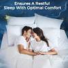 imageSasttie Pillows Queen Size Set of 2 Bed Pillows for Side Back and Stomach Sleepers  OekoTex Certified Down Alternative Plump Filling  Hotel Quality and Machine Washable 2 Pack2