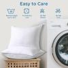 imageSasttie Pillows Queen Size Set of 2 Bed Pillows for Side Back and Stomach Sleepers  OekoTex Certified Down Alternative Plump Filling  Hotel Quality and Machine Washable 2 Pack2