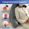 imageSasttie Reading Pillow for Adult Shredded Memory Foam Back Pillow for Bed Sitting Up Velvet Reading Pillows for Sitting in Bed Sit Up Pillow Backrest Pillow Bed Chair with Arms