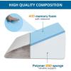 imageSasttie Wedge Pillow 12 Inch Memory Foam Bed Wedge Pillow for Sleeping Acid Reflux Back Pain Post Surgery and Snoring Designed with Washable Cover Cool GraySolid Warm Gray