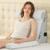 imageSasttie Wedge Pillow Set for After Surgery 3PCS Adjustable Bed Wedge Pillow Headboard with Memory Foam Neck Cushion  for Acid Reflux Sleeping Neck ampamp Back Support Dark Grey ampamp WhiteLight Grey  White