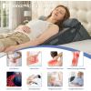 imageSasttie Wedge Pillow Set for After Surgery 3PCS Adjustable Bed Wedge Pillow Headboard with Memory Foam Neck Cushion  for Acid Reflux Sleeping Neck ampamp Back Support Dark Grey ampamp WhiteVelvet  Dark Grey