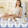 imageSasttie Wedge Pillow Set for After Surgery 3PCS Adjustable Bed Wedge Pillow Headboard with Memory Foam Neck Cushion  for Acid Reflux Sleeping Neck ampamp Back Support Dark Grey ampamp WhiteWhite