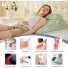 imageSasttie Wedge Pillow Set for After Surgery 3PCS Adjustable Bed Wedge Pillow Headboard with Memory Foam Neck Cushion  for Acid Reflux Sleeping Neck ampamp Back Support Dark Grey ampamp WhiteSage