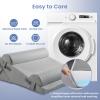 imageSasttie Wedge Pillow Set for After Surgery 3PCS Adjustable Bed Wedge Pillow Headboard with Memory Foam Neck Cushion  for Acid Reflux Sleeping Neck ampamp Back Support Dark Grey ampamp WhiteDark Grey