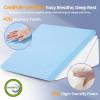 imageSasttie Wedge Pillow Set for After Surgery 3PCS Adjustable Bed Wedge Pillow Headboard with Memory Foam Neck Cushion  for Acid Reflux Sleeping Neck ampamp Back Support Dark Grey ampamp WhiteDark Grey