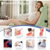 imageSasttie Wedge Pillow Set for After Surgery 3PCS Adjustable Bed Wedge Pillow Headboard with Memory Foam Neck Cushion  for Acid Reflux Sleeping Neck ampamp Back Support Dark Grey ampamp WhiteSage
