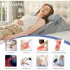imageSasttie Wedge Pillow Set for After Surgery 3PCS Adjustable Bed Wedge Pillow Headboard with Memory Foam Neck Cushion  for Acid Reflux Sleeping Neck ampamp Back Support Dark Grey ampamp WhiteVelvet  Light Grey