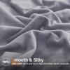 imageSasttie Fluffy Duvet Cover Queen Size Shaggy Queen Duvet Cover Fuzzy Faux Fur and Velvet Duvet Cover Set with Zipper Closure and Corner Ties  1 Duvet Cover and 2 Pillowcases PinkLight Grey