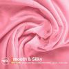 imageSasttie Fluffy Duvet Cover Queen Size Shaggy Queen Duvet Cover Fuzzy Faux Fur and Velvet Duvet Cover Set with Zipper Closure and Corner Ties  1 Duvet Cover and 2 Pillowcases PinkPink
