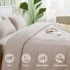 imageSasttie Duvet Cover King 3Piece UltraSoft Double Brushed Duvet Cover Set  Features Zipper Closure and Corner Ties Beige