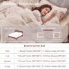 imageSasttie 3Piece Fluffy Duvet Cover Queen Ultra Soft Faux Fur and Velvet Beige Comforter Cover Luxury Fuzzy Bedding Sets for Winter Bed Includes 1 Duvet Cover and 2 Pillowcases No ComforterBeige