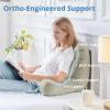 imageSasttie Reading Pillow for Sitting in Bed Adult Back Pillow for Bed Sitting Up Backrest Back Support Chair Pillow College Dorm Essentials for Girls and Boys Linen Standard