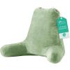 imageSasttie Reading Pillow for Sitting in Bed Adult Back Pillow for Bed Sitting Up Backrest Back Support Chair Pillow College Dorm Essentials for Girls and Boys Greyish Blue StandardSage Green