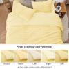 imageSasttie Fluffy Comforter Set TwinTwinXL 2 Pieces  Super Soft ampamp Fuzzy Light Yellow Comforter for Winter Warm Fleece Bedding 1 Luxury Heavy Faux Fur Down Alternative Comforter with 1 Pillow CaseLight Yellow