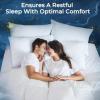 imageSasttie Firm Standard Pillows Set of 6 Full Size Bed Pillows for Side Back and Stomach Sleepers  OekoTex Certified Supportive Down Alternative Plump Filling  Hotel Quality and Machine Washable2