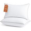 imageSasttie Firm Standard Pillows Set of 6 Full Size Bed Pillows for Side Back and Stomach Sleepers  OekoTex Certified Supportive Down Alternative Plump Filling  Hotel Quality and Machine Washable2