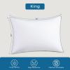 imageSasttie Firm Standard Pillows Set of 6 Full Size Bed Pillows for Side Back and Stomach Sleepers  OekoTex Certified Supportive Down Alternative Plump Filling  Hotel Quality and Machine Washable6
