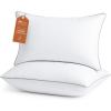 imageSasttie Firm Standard Pillows Set of 6 Full Size Bed Pillows for Side Back and Stomach Sleepers  OekoTex Certified Supportive Down Alternative Plump Filling  Hotel Quality and Machine Washable2