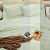 imageSasttie Queen Comforter Set 7Piece Bed in a Bag Pintuck Bedding Sets for All Season Includes Comforter Flat Sheet Fitted Sheet Pillowcases and Pillowshams Sage GreenMint