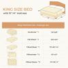 imageSasttie Queen Comforter Set 7Piece Bed in a Bag Pintuck Bedding Sets for All Season Includes Comforter Flat Sheet Fitted Sheet Pillowcases and Pillowshams Sage GreenBrown