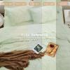 imageSasttie Queen Comforter Set 7Piece Bed in a Bag Pintuck Bedding Sets for All Season Includes Comforter Flat Sheet Fitted Sheet Pillowcases and Pillowshams Sage GreenMint
