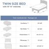 imageSasttie Queen Comforter Set 7Piece Bed in a Bag Pintuck Bedding Sets for All Season Includes Comforter Flat Sheet Fitted Sheet Pillowcases and Pillowshams Sage GreenOlive Green