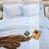 imageSasttie Queen Comforter Set 7Piece Bed in a Bag Pintuck Bedding Sets for All Season Includes Comforter Flat Sheet Fitted Sheet Pillowcases and Pillowshams Sage GreenLight Blue