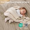 imageSasttie King Comforter Set 7Piece PreWashed Crinkled Texture Bed in a Bag King with Ultra Soft Brushed Sheets Aesthetic Fluffy Bedding Set for All Seasons BlueDark Linen