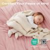 imageSasttie King Comforter Set 7Piece PreWashed Crinkled Texture Bed in a Bag King with Ultra Soft Brushed Sheets Aesthetic Fluffy Bedding Set for All Seasons BluePink