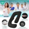 imageSasttie Pregnancy Pillows for Sleeping U Shaped Cooling Full Body Pillow with Removable Cover Pregnant Women Must Haves Maternity Essential LavenderBlack