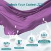 imageSasttie Pregnancy Pillows for Sleeping U Shaped Cooling Full Body Pillow with Removable Cover Pregnant Women Must Haves Maternity Essential LavenderPurple