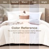 image:imageSasttie Queen Comforter Set 7Piece PreWashed Crinkled Texture Bed in a Bag Queen with Ultra Soft Brushed Sheets Aesthetic Fluffy Bedding Set for All Seasons LinenIvory