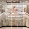 image:imageSasttie Queen Comforter Set 7Piece PreWashed Crinkled Texture Bed in a Bag Queen with Ultra Soft Brushed Sheets Aesthetic Fluffy Bedding Set for All Seasons LinenLinen