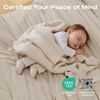 image:imageSasttie Queen Comforter Set 7Piece PreWashed Crinkled Texture Bed in a Bag Queen with Ultra Soft Brushed Sheets Aesthetic Fluffy Bedding Set for All Seasons LinenBeige