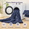 image:imageSasttie Queen Comforter Set 3Piece Boho Tufted Bedding Ultra Soft Brushed Checkered Bed Set for Bedroom Guest Room amp Dorm AllSeason Use with Plaid Geometric Design Navy BlueNavy