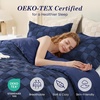 image:imageSasttie Queen Comforter Set 3Piece Boho Tufted Bedding Ultra Soft Brushed Checkered Bed Set for Bedroom Guest Room amp Dorm AllSeason Use with Plaid Geometric Design Navy BlueNavy