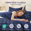 image:imageSasttie Queen Comforter Set 3Piece Boho Tufted Bedding Ultra Soft Brushed Checkered Bed Set for Bedroom Guest Room amp Dorm AllSeason Use with Plaid Geometric Design Navy BlueNavy