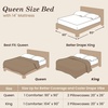 image:imageSasttie Queen Comforter Set 3Piece Boho Tufted Bedding Ultra Soft Brushed Checkered Bed Set for Bedroom Guest Room amp Dorm AllSeason Use with Plaid Geometric Design Navy BlueBeige