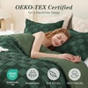 image:imageSasttie Queen Comforter Set 3Piece Boho Tufted Bedding Ultra Soft Brushed Checkered Bed Set for Bedroom Guest Room amp Dorm AllSeason Use with Plaid Geometric Design Navy BlueGreen