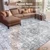 image:imageSasttie 8x10 Area Rugs UltraSoft Washable Rug Low Pile Foldable Thin Carpets with NonSlip Backing SkinFriendly Stain Resistant Carpet for Living Room Bedroom Kitchen Dorm 8x10 BeigeLight Grey