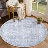 image:imageSasttie 8x10 Area Rugs UltraSoft Washable Rug Low Pile Foldable Thin Carpets with NonSlip Backing SkinFriendly Stain Resistant Carpet for Living Room Bedroom Kitchen Dorm 8x10 BeigeLight Blue